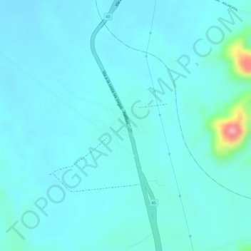 Las Vegas topographic map, elevation, terrain
