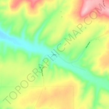 Eden topographic map, elevation, terrain