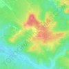 Le Champ d'Ambrois topographic map, elevation, terrain