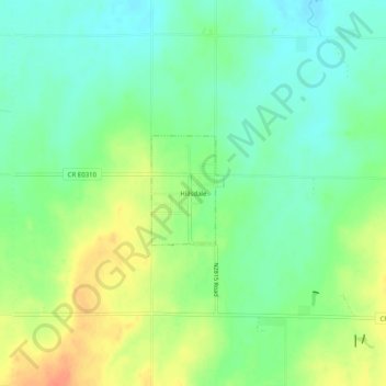 Hillsdale topographic map, elevation, terrain