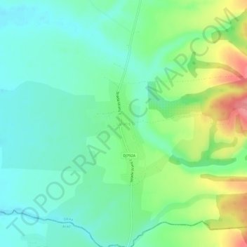 Ucuriș topographic map, elevation, terrain