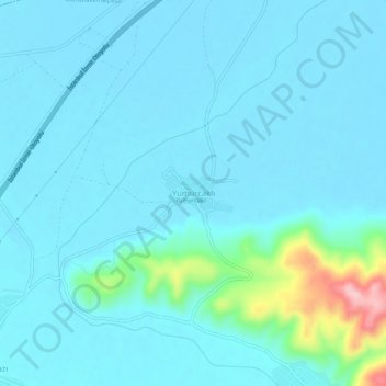 Yumurcaklı topographic map, elevation, terrain
