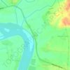 Balug topographic map, elevation, terrain