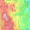Augel topographic map, elevation, terrain
