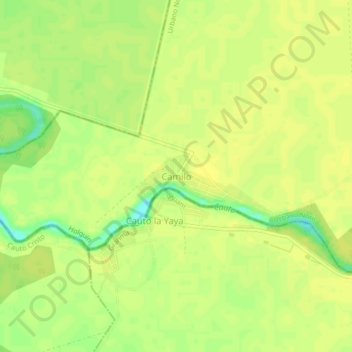 Camilo topographic map, elevation, terrain