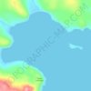 Trident Bay topographic map, elevation, terrain