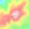Corkscrew Mountain topographic map, elevation, terrain