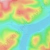 Cappercleuch topographic map, elevation, terrain