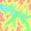 Grindstone topographic map, elevation, terrain
