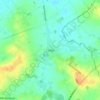 Celles topographic map, elevation, terrain