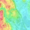 Niclasreuth topographic map, elevation, terrain