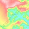 Baixão do Coco topographic map, elevation, terrain