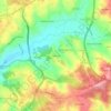 Azabucho topographic map, elevation, terrain