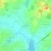 Hirandahalli topographic map, elevation, terrain