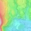 Le Caton topographic map, elevation, terrain