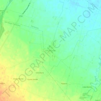 Valconasso topographic map, elevation, terrain
