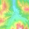 Харачой topographic map, elevation, terrain