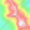 Dronningkrona topographic map, elevation, terrain
