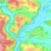 Zaar topographic map, elevation, terrain