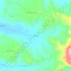 Aluna topographic map, elevation, terrain