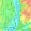 Warwick topographic map, elevation, terrain