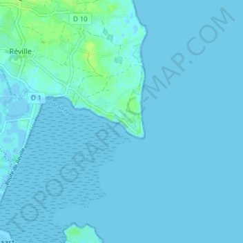 La Roque Jaune topographic map, elevation, terrain