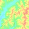 Washington Center topographic map, elevation, terrain