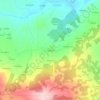 O Burgo topographic map, elevation, terrain