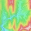La Pastorale topographic map, elevation, terrain