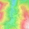 Les Granges topographic map, elevation, terrain
