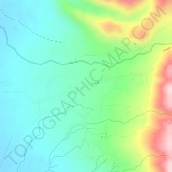 Lomitas topographic map, elevation, terrain