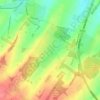 Waldershare topographic map, elevation, terrain