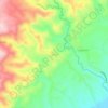 Cacao topographic map, elevation, terrain