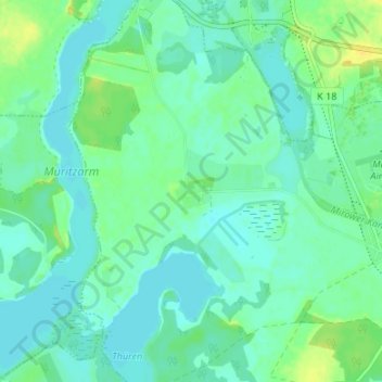 Neu Gaarz topographic map, elevation, terrain