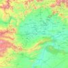 Peshāwar District topographic map, elevation, terrain