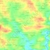 Orgère topographic map, elevation, terrain