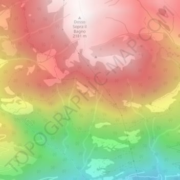 Baite Martiné topographic map, elevation, terrain