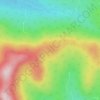 Kibby Mountain topographic map, elevation, terrain