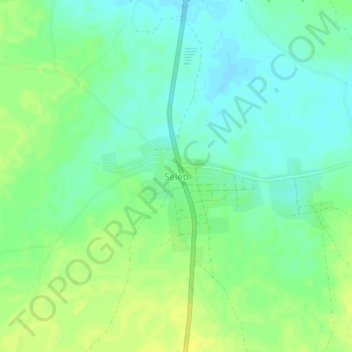 Seleti topographic map, elevation, terrain
