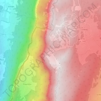 Le Sire topographic map, elevation, terrain