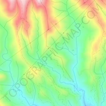 La Sierra topographic map, elevation, terrain