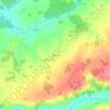 La Minière topographic map, elevation, terrain