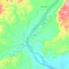 Shewa topographic map, elevation, terrain