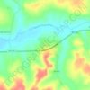 Cantinho topographic map, elevation, terrain