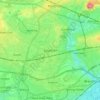 Southall topographic map, elevation, terrain