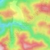 El Villar de Santiago topographic map, elevation, terrain