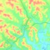Yamoransa topographic map, elevation, terrain