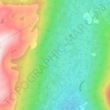 Tjuvhola topographic map, elevation, terrain