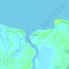 Wawa topographic map, elevation, terrain