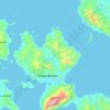 Pulau Bacan topographic map, elevation, terrain